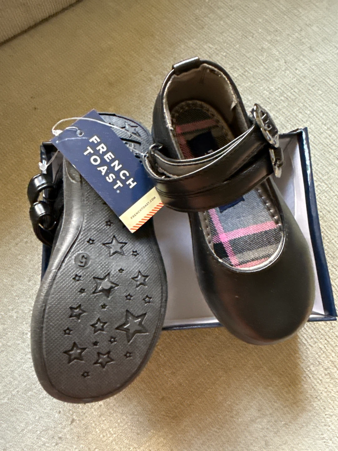 French Toast Girls Mary Jane Shoes Black Size 5 - photo 2