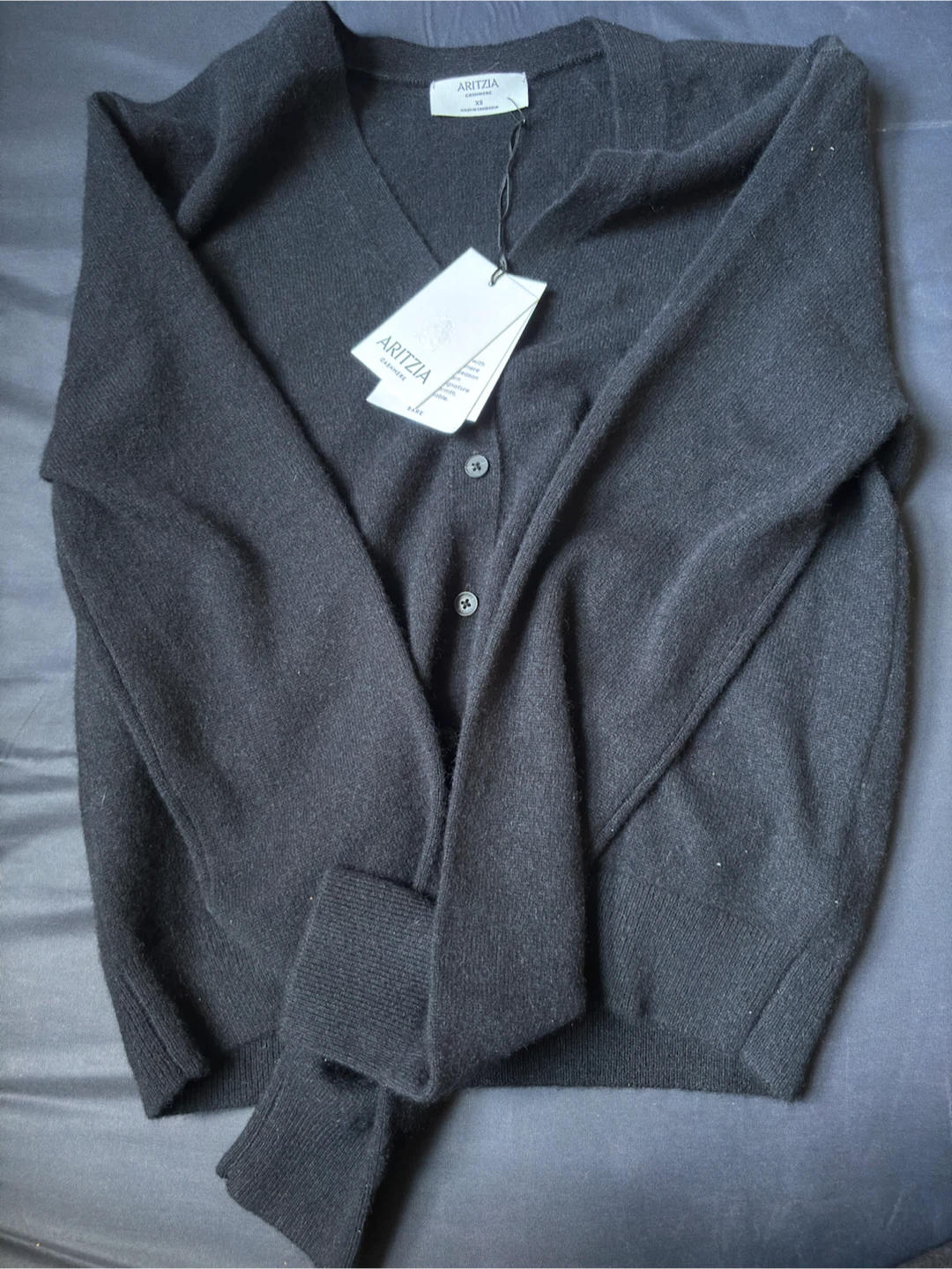 Aritzia Cashmere Cardigan - Black