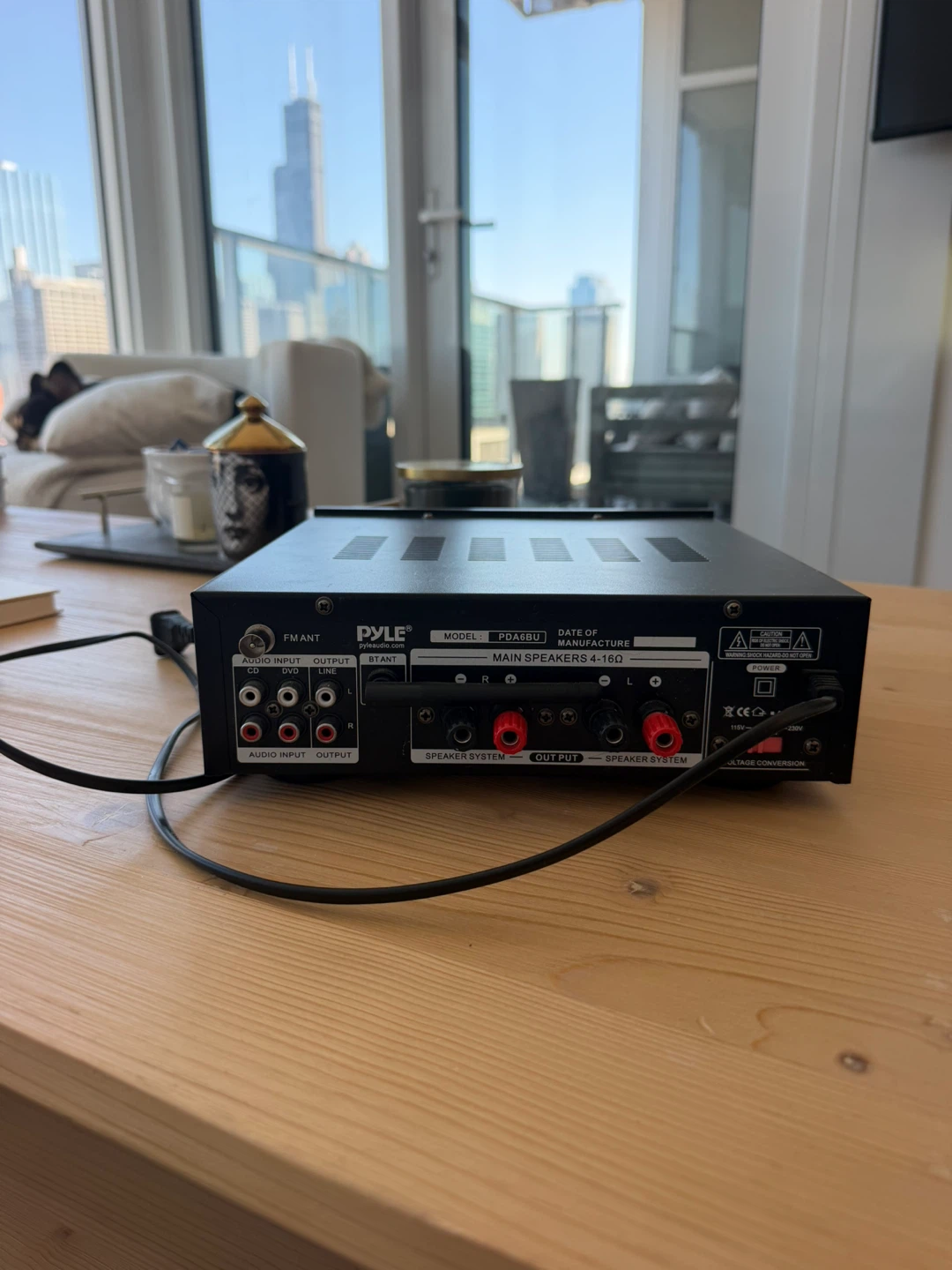 Pyle PDA6BU Bluetooth Stereo Amplifier Receiver - photo 3