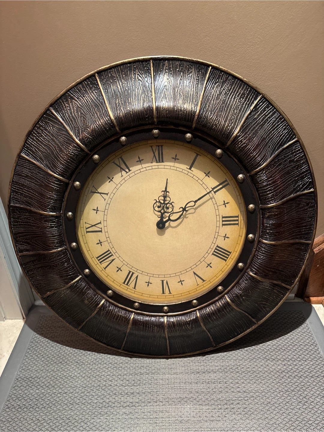 Large Round Decorative Wall Clock