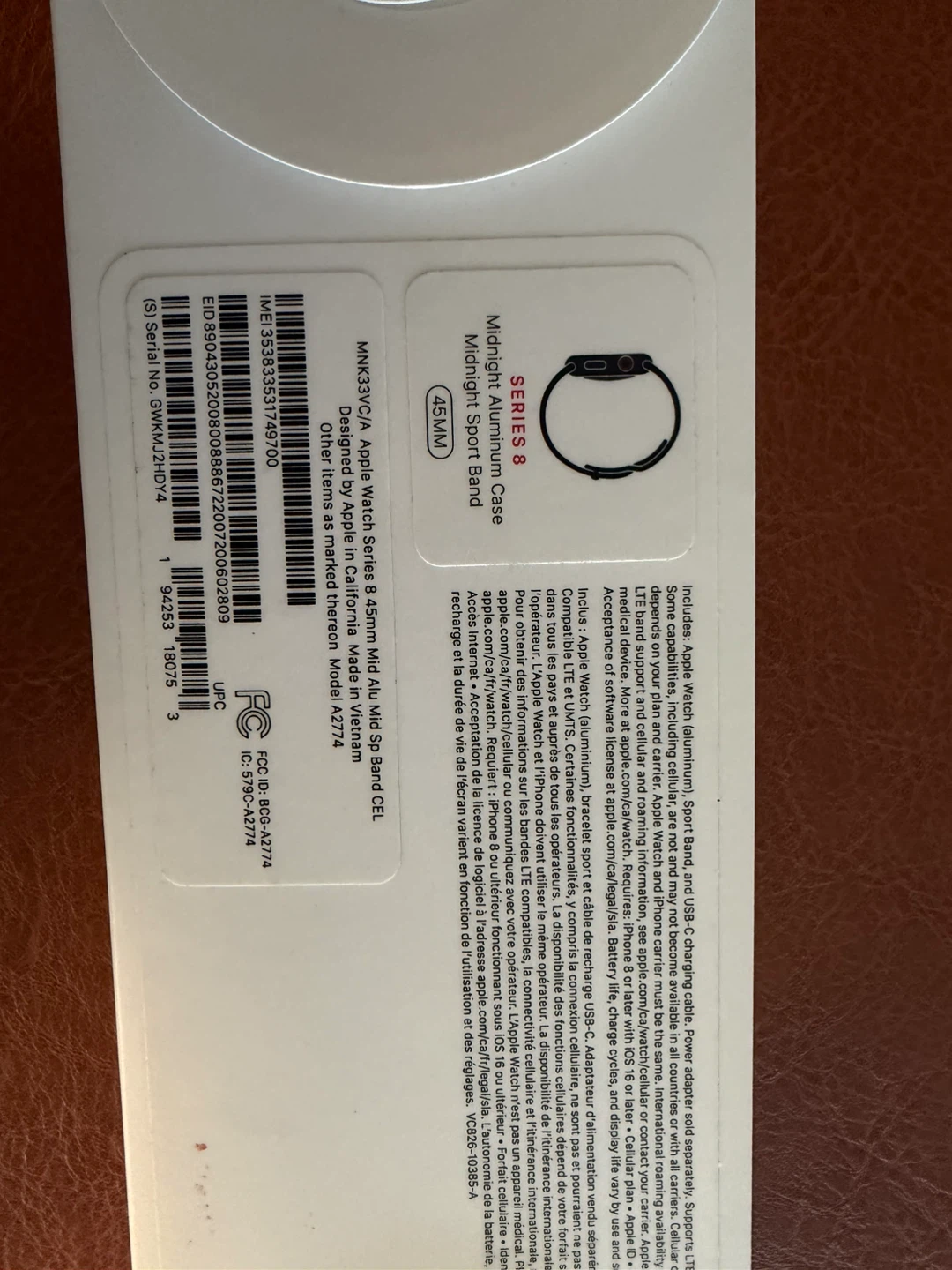 Apple Watch Series 8 45mm Midnight Aluminum - photo 3