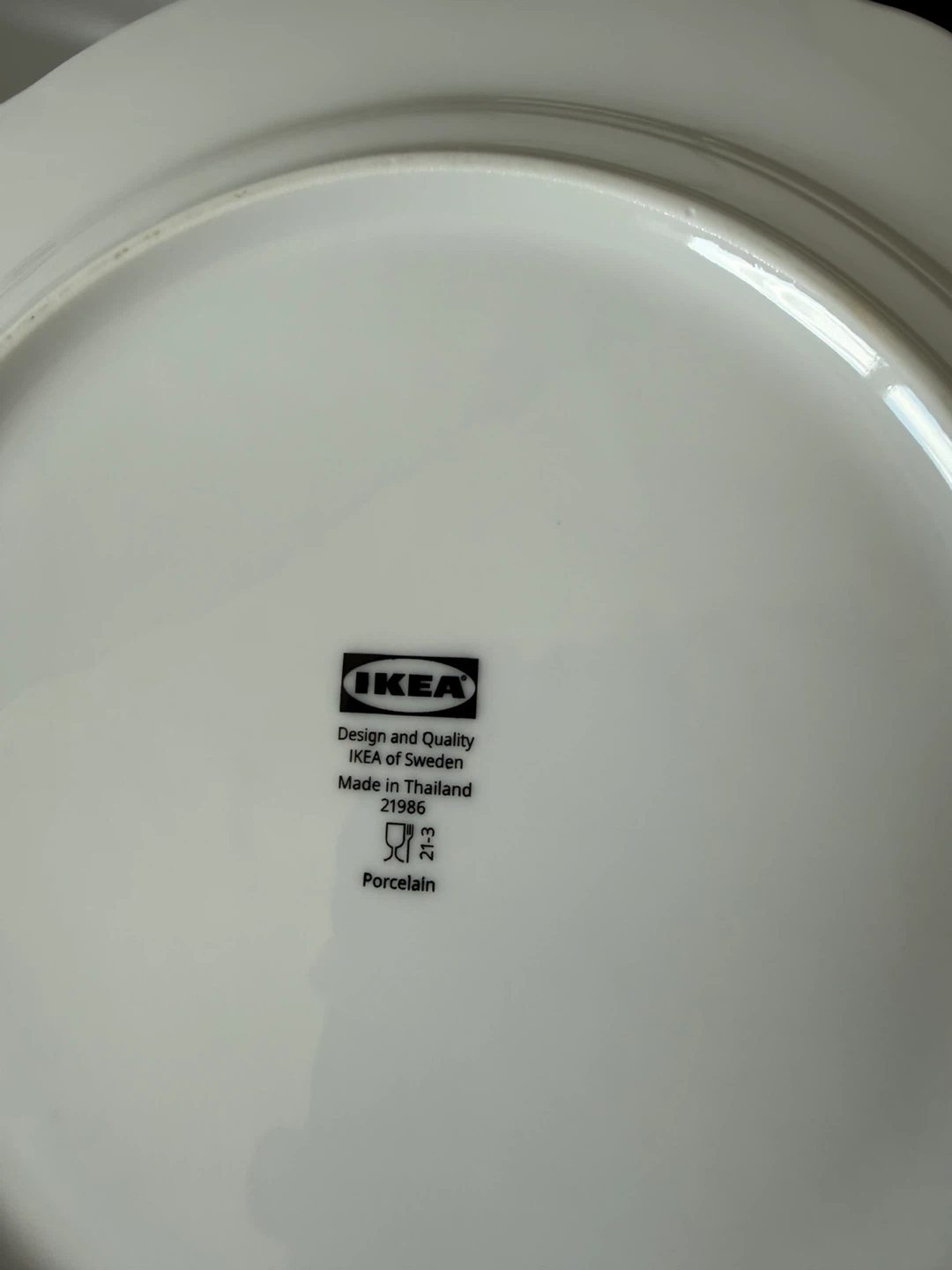 Ikea Upplaga Porcelain Plate set - photo 4