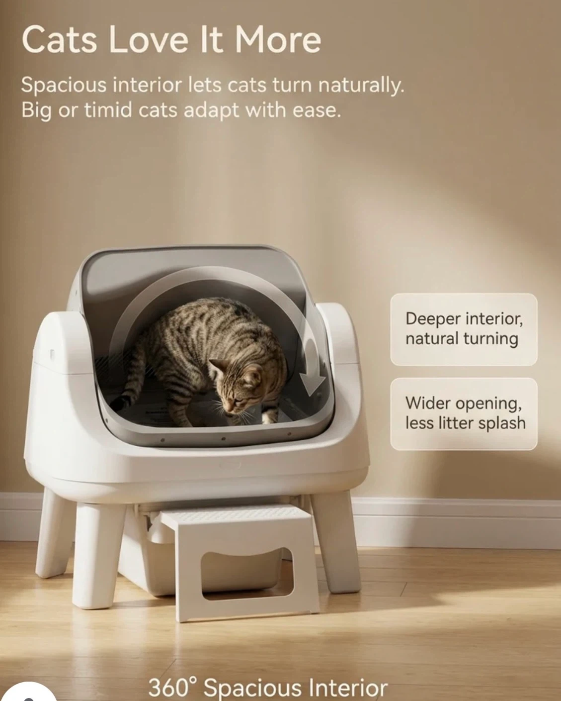 PetPivot AutoScooper 12 Lite Cat Litter Box - photo 2