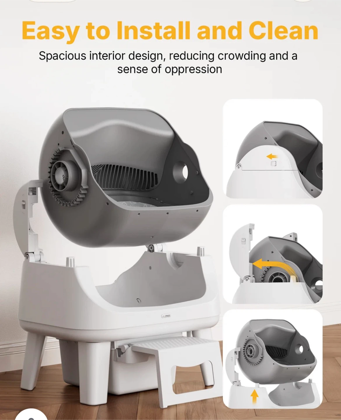PetPivot AutoScooper 12 Lite Cat Litter Box - photo 4