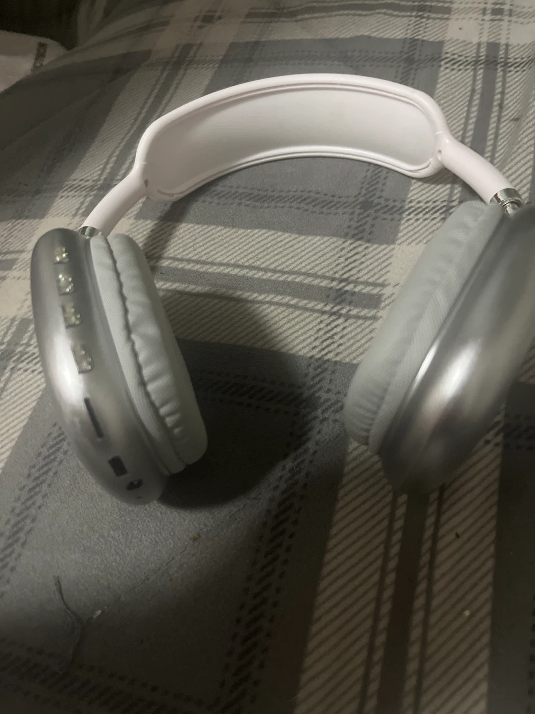 Silver Over-Ear Headphones