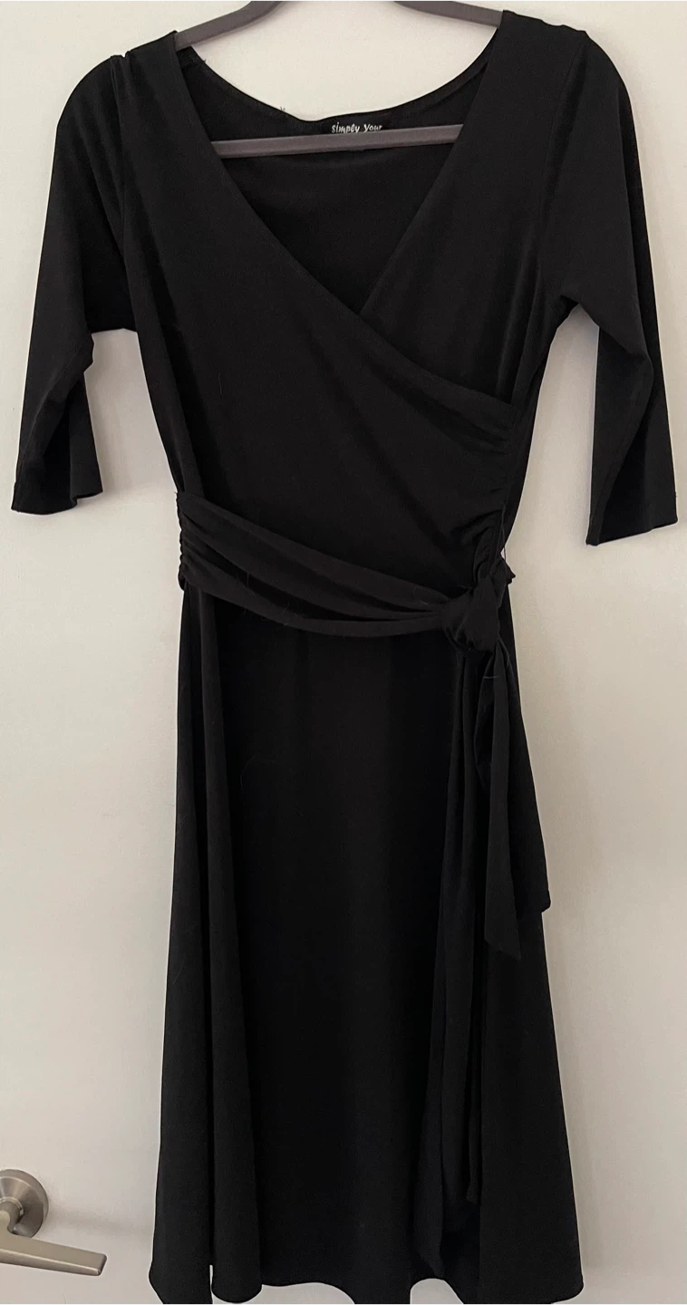 Black Wrap Dress