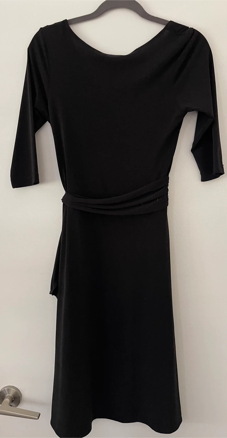 Black Wrap Dress - photo 2