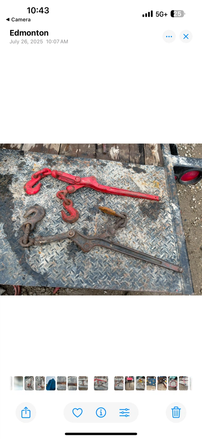 Assorted Heavy Duty Ratchet Chain Binders - photo 2