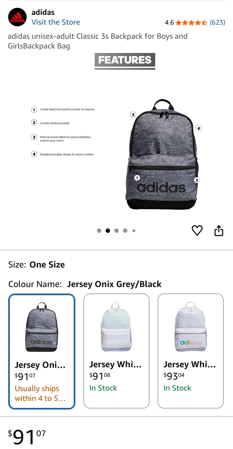 Adidas Classic 3S Cooler Backpack - photo 5