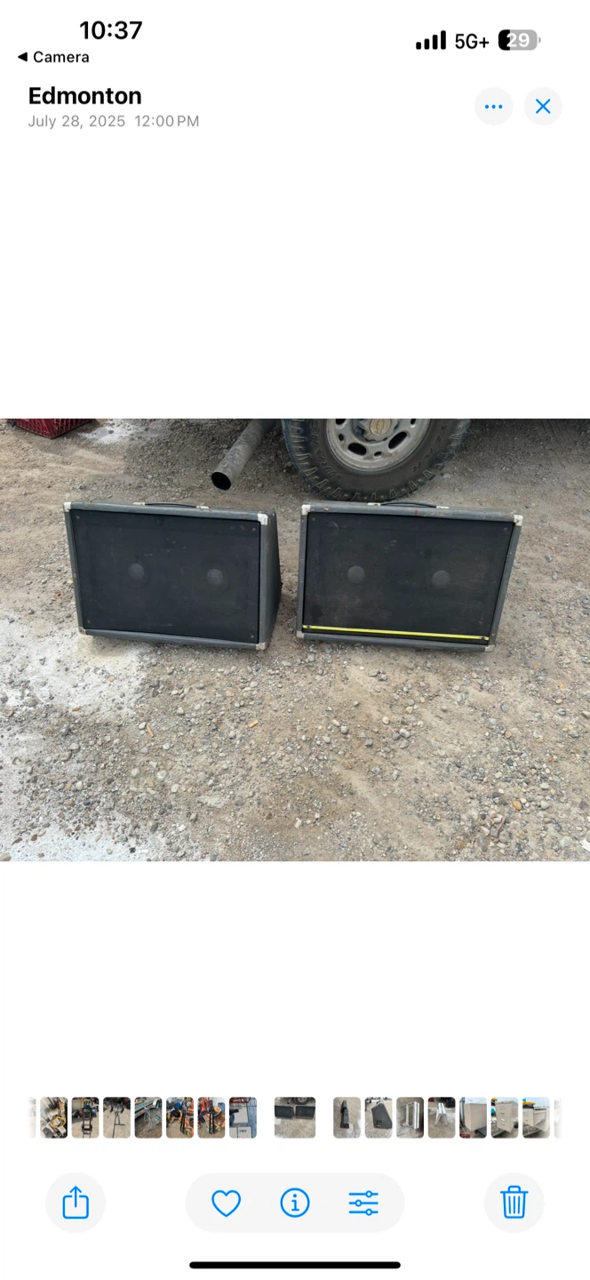 Pair of Yorkville Sound MS10 Stage Monitors