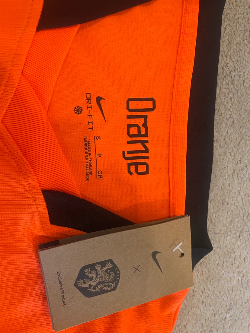 Nike Netherlands Orange Soccer Jersey