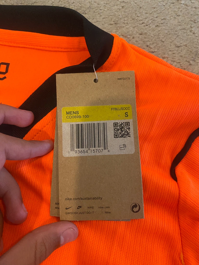 Nike Netherlands Orange Soccer Jersey - photo 2