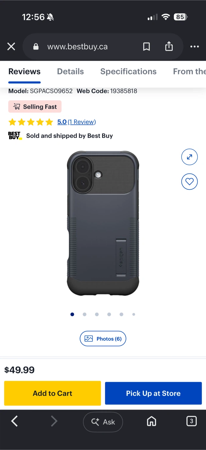 Spigen Slim Armor MagFit Phone Case for iPhone 17 - photo 4