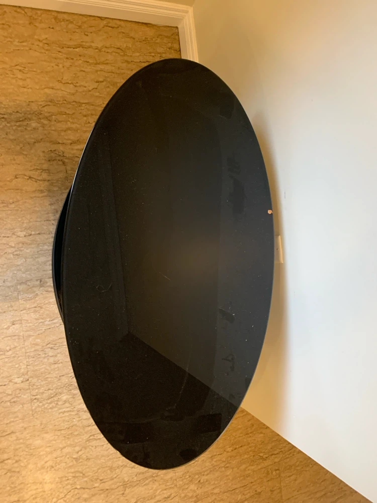 Black Oval Entertainment Stand - photo 2