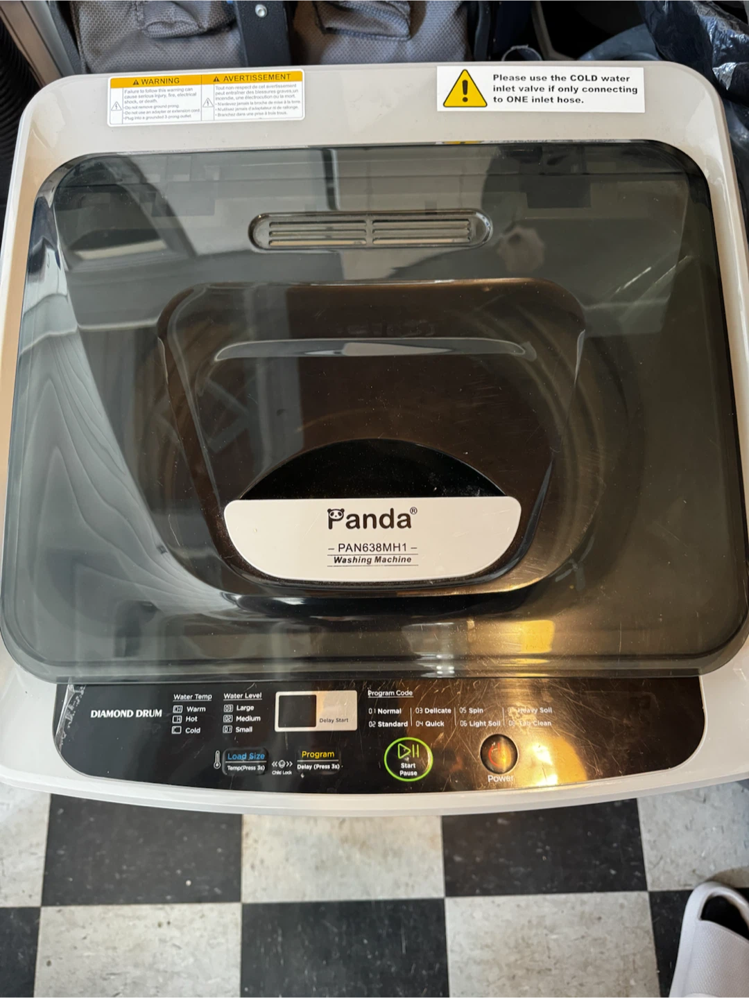 Panda Portable Washing Machine PAN638MH1 - photo 2