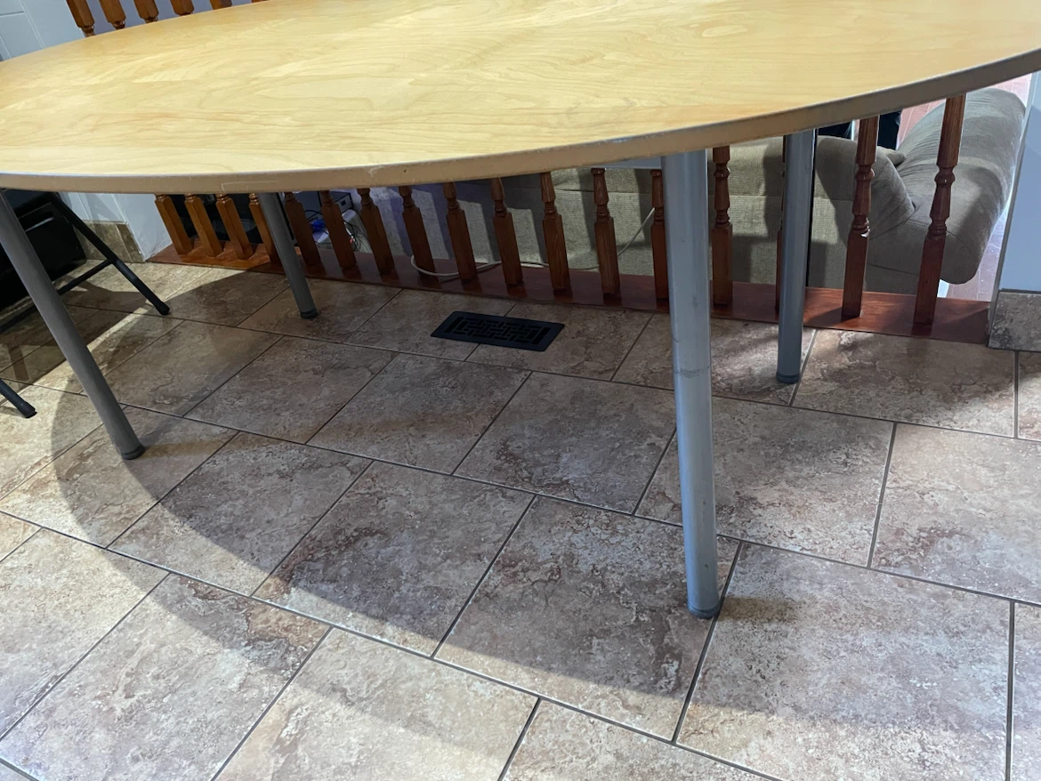 Oval Table Dining,Ellipse Shape…oak wood - photo 4