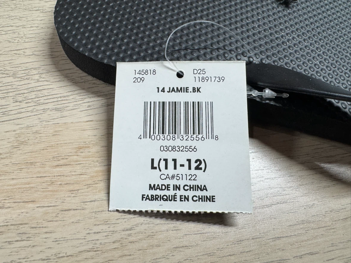 George Flip Flops Black Size L (11-12) - photo 2