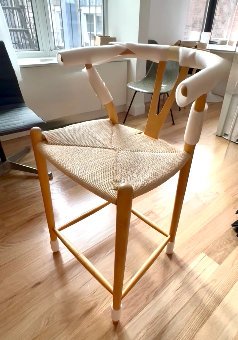 Wishbone Counter Stool - photo 4