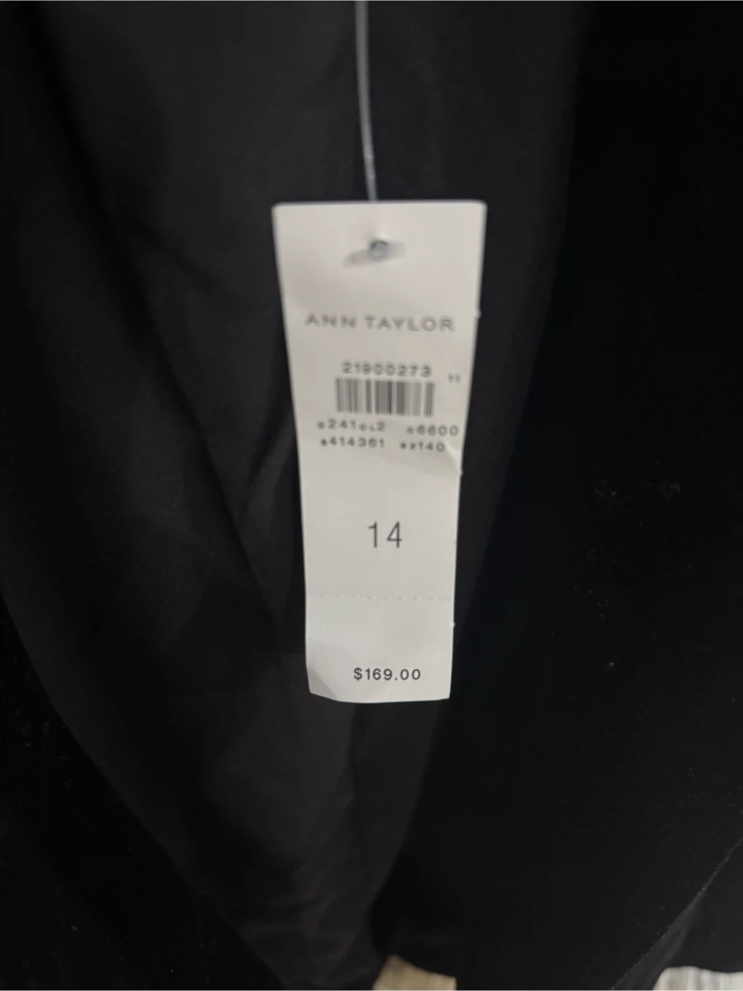 Ann Taylor Black Velvet Blazer Size 14 - photo 5