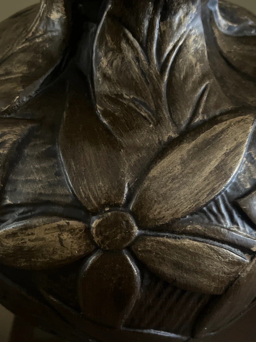 Massive 21.5" Antique-Style Statement Floor Vase (Bronze Finish) - photo 3