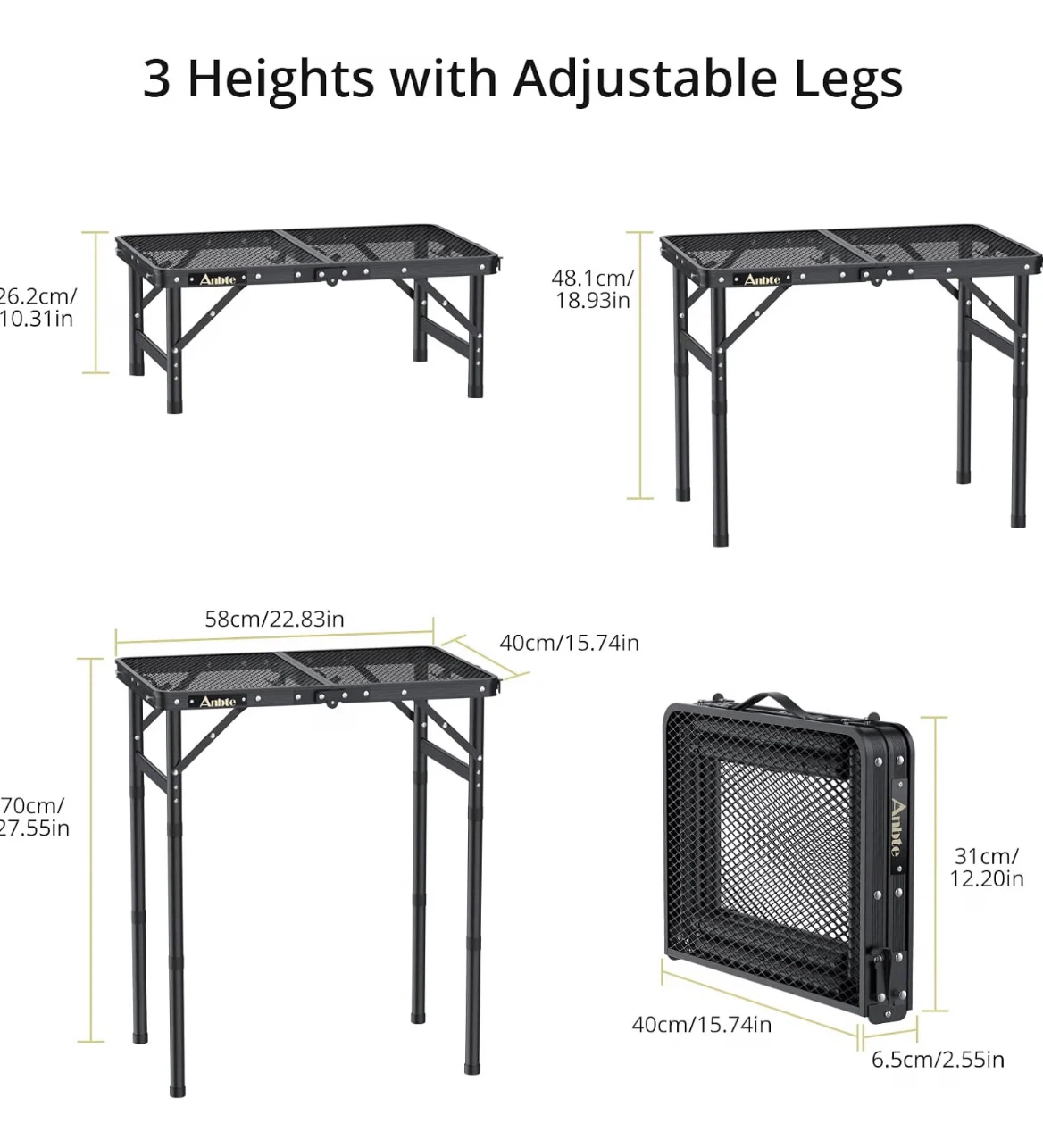 Anbte Foldable Camping Table - photo 3