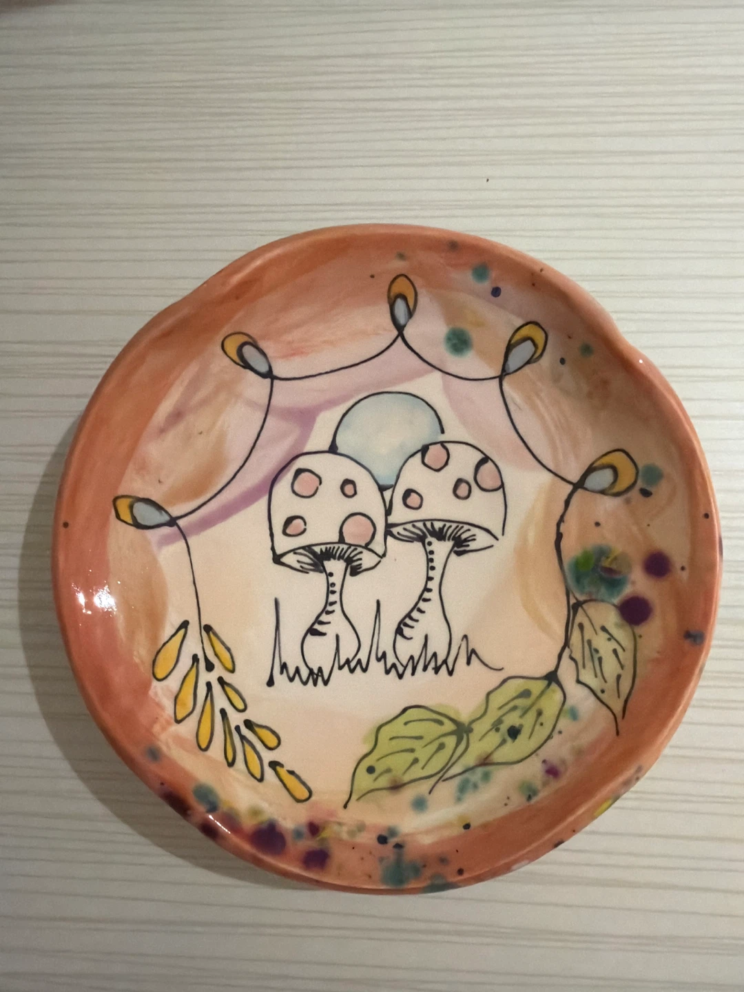 ARTABLES CANADA Mushroom Ceramic Dish