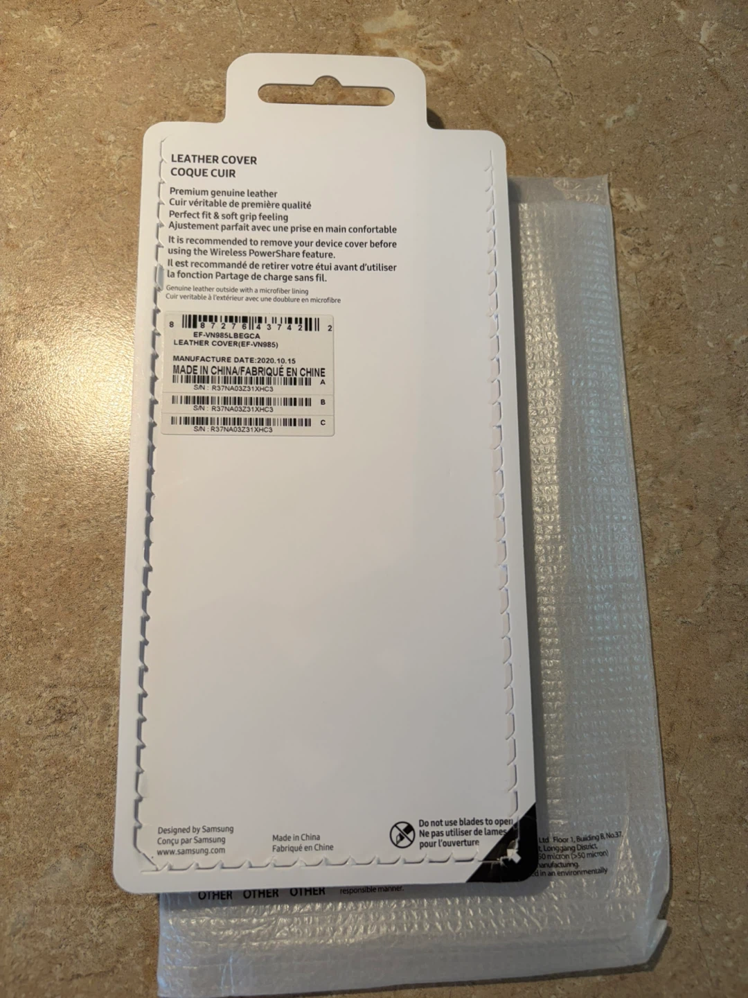 Samsung Galaxy Note20 Ultra Leather Cover - photo 3