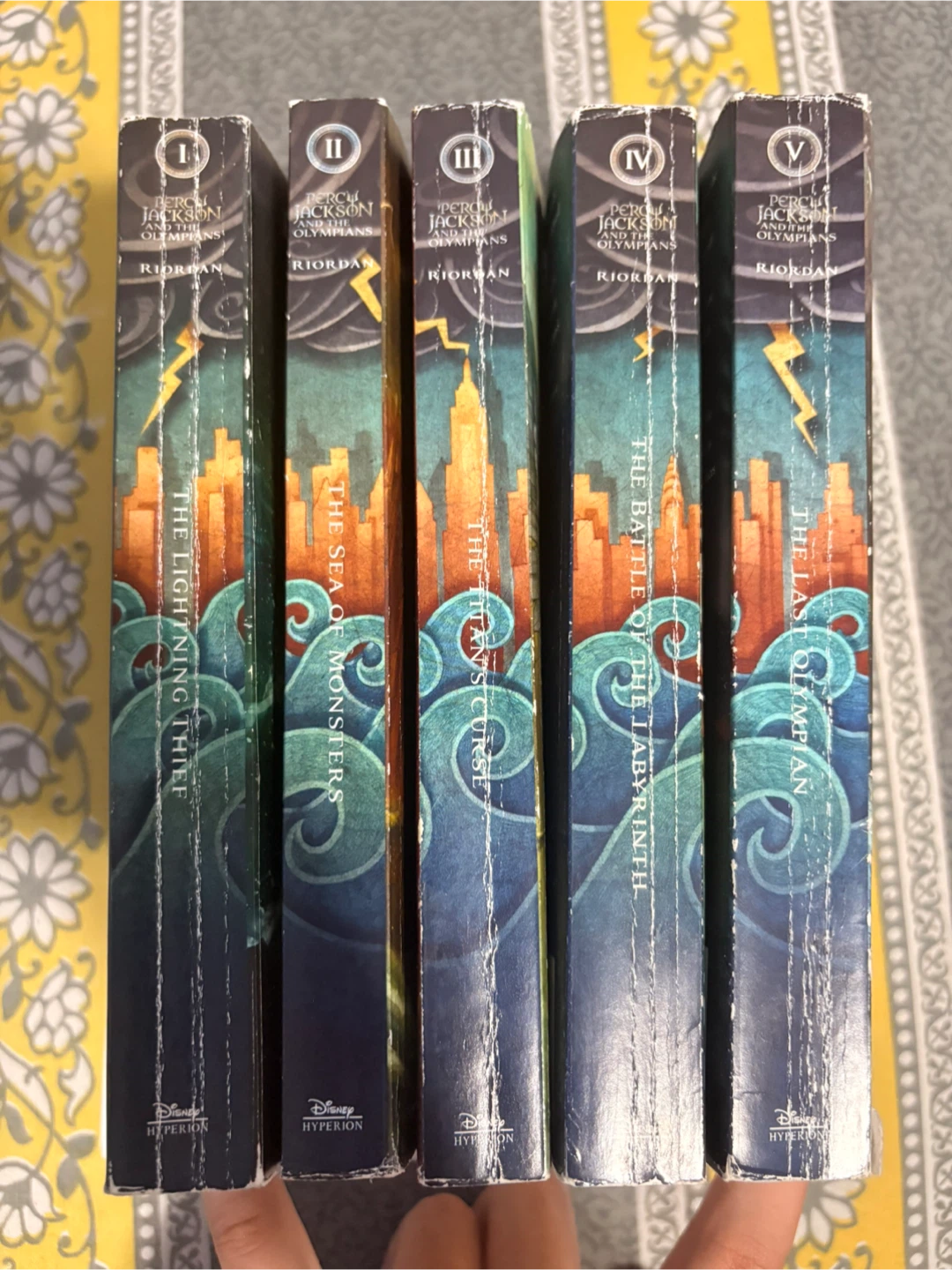 ENTIRE PERCY JACKSON SERIES SET