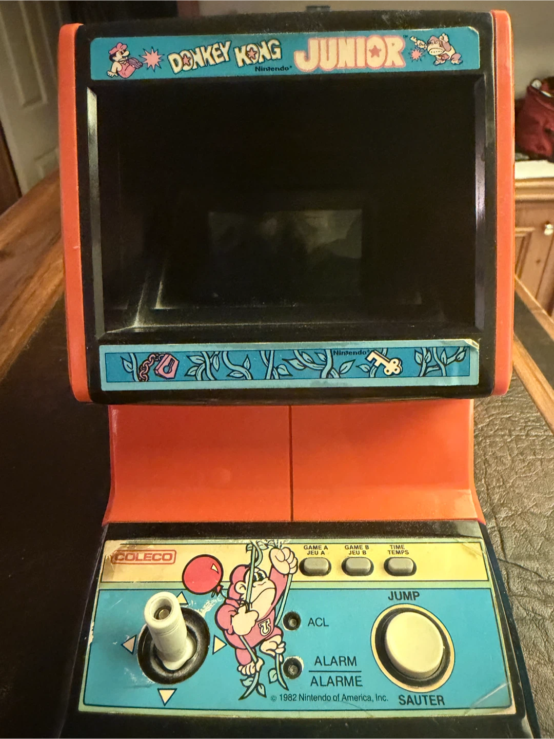 Coleco Donkey Kong Jr. Mini Arcade Game 1982