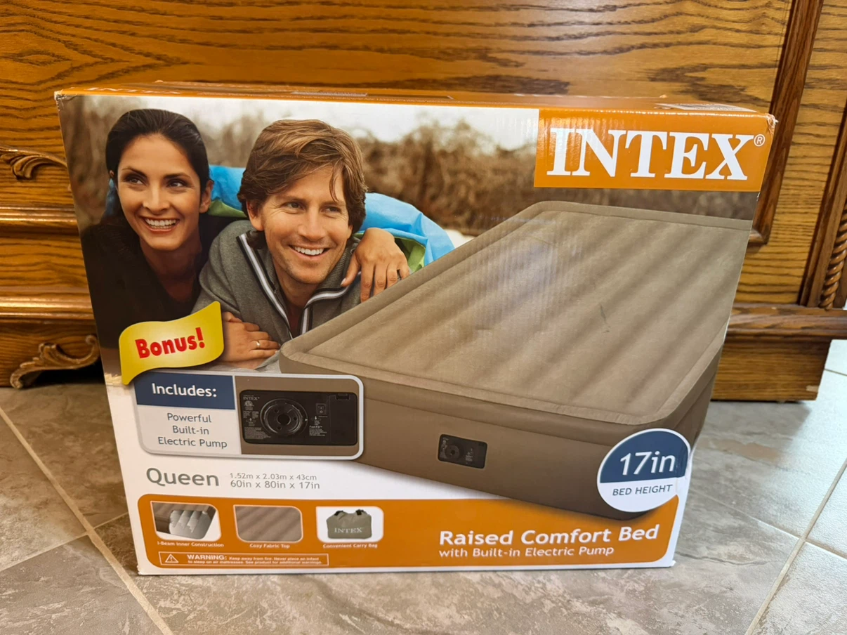 Intex Queen Raised Comfort Airbed