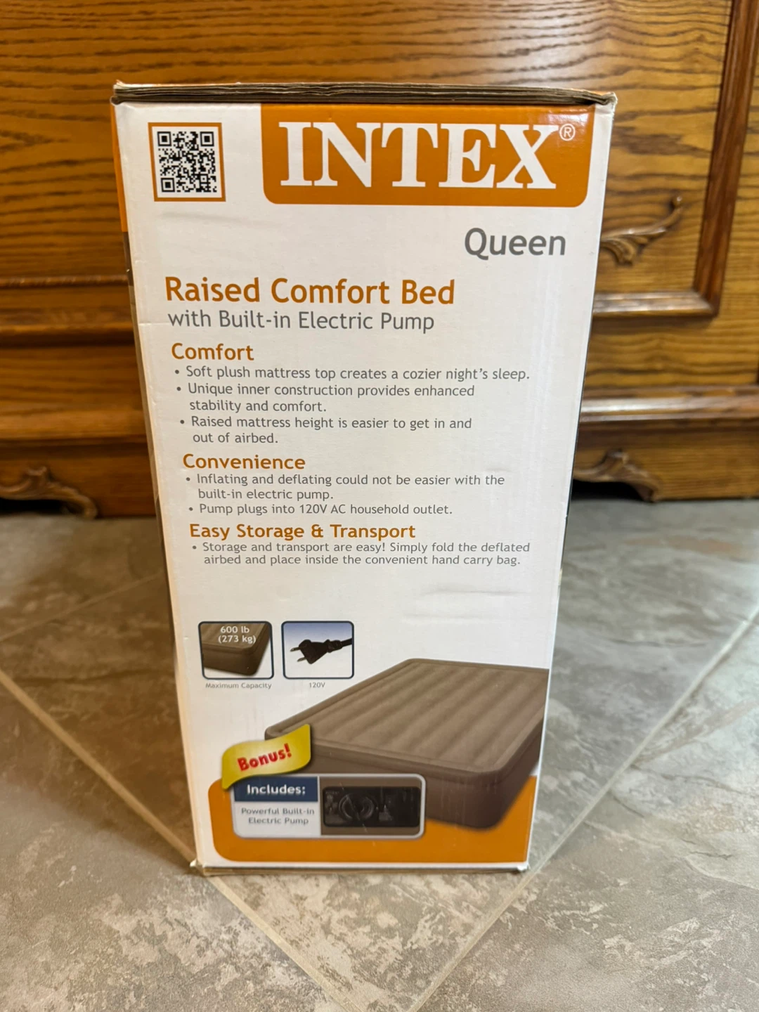 Intex Queen Raised Comfort Airbed - photo 2