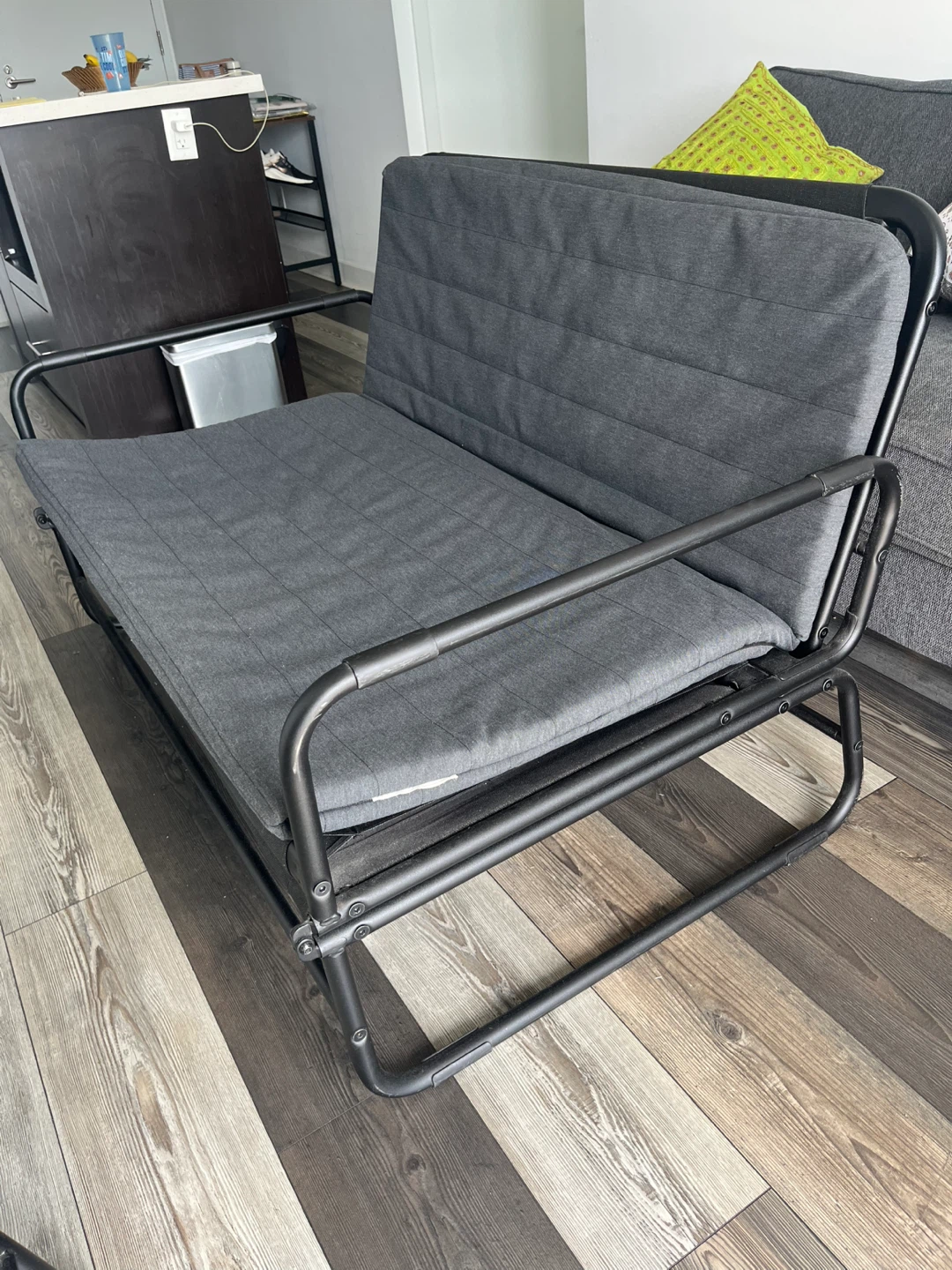 Convertible Grey Sofa Bed - photo 3