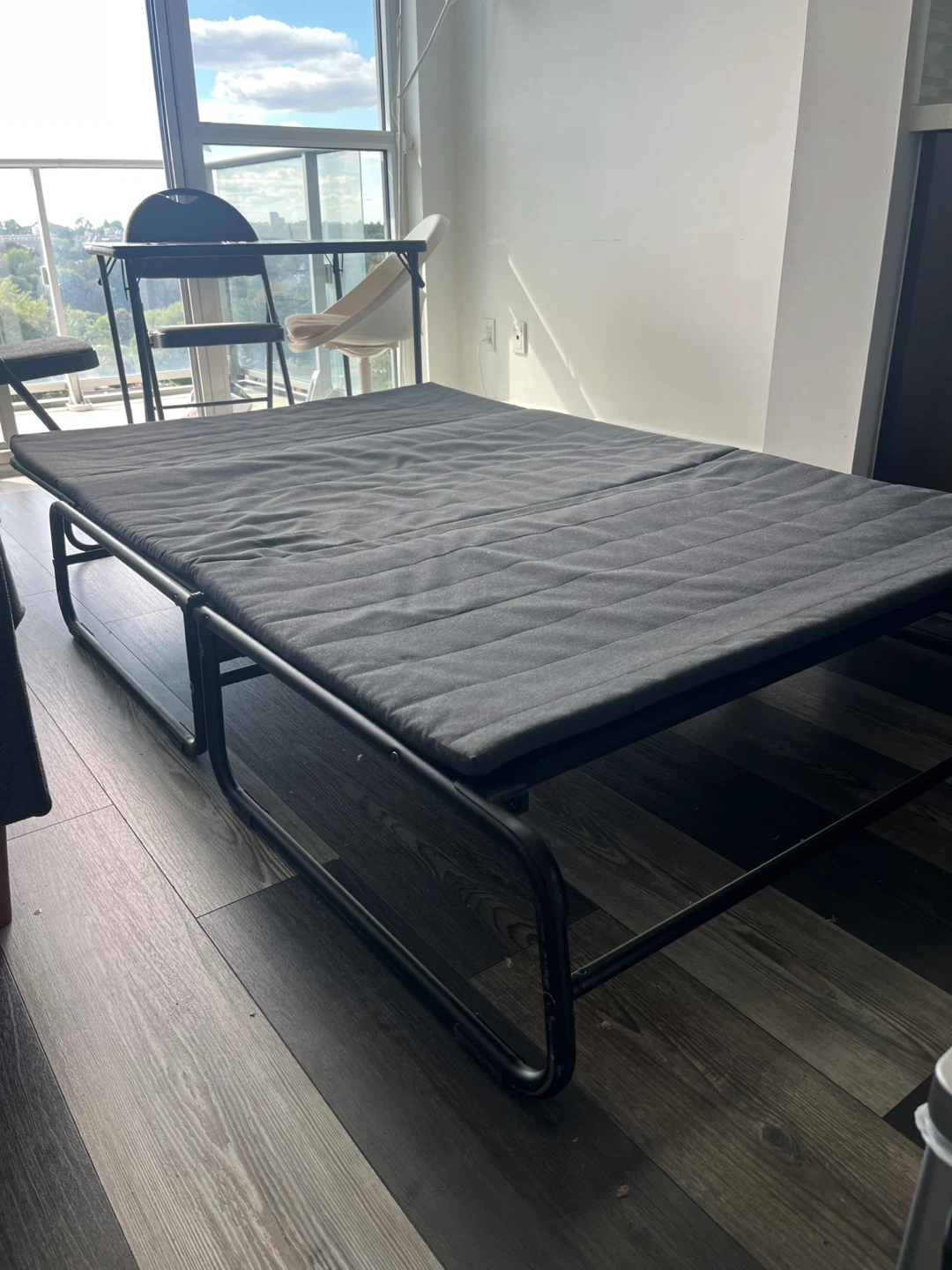 Convertible Grey Sofa Bed - photo 4