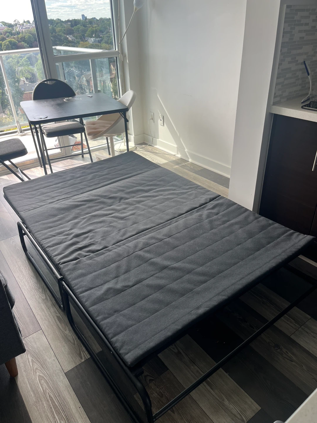 Convertible Grey Sofa Bed - photo 5