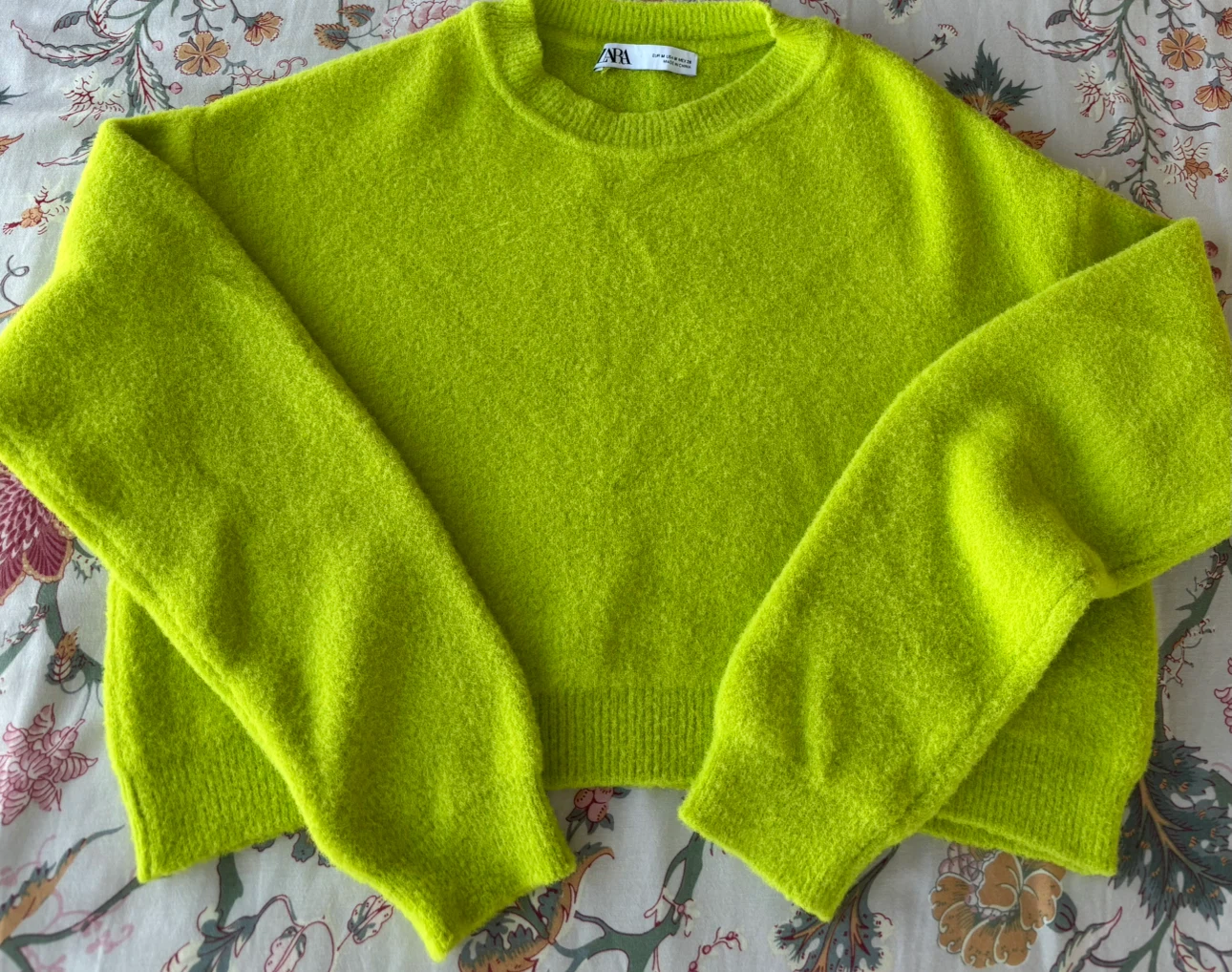 Zara Neon Green Sweater