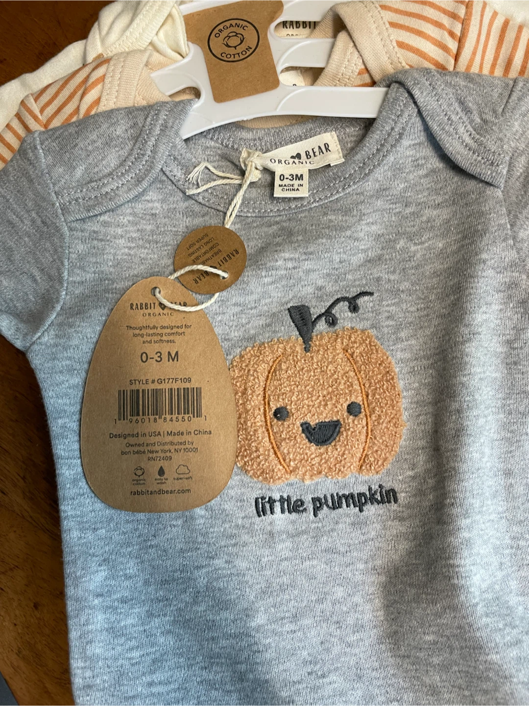 Rabbit & Bear Organic Baby Bodysuit Set - photo 4