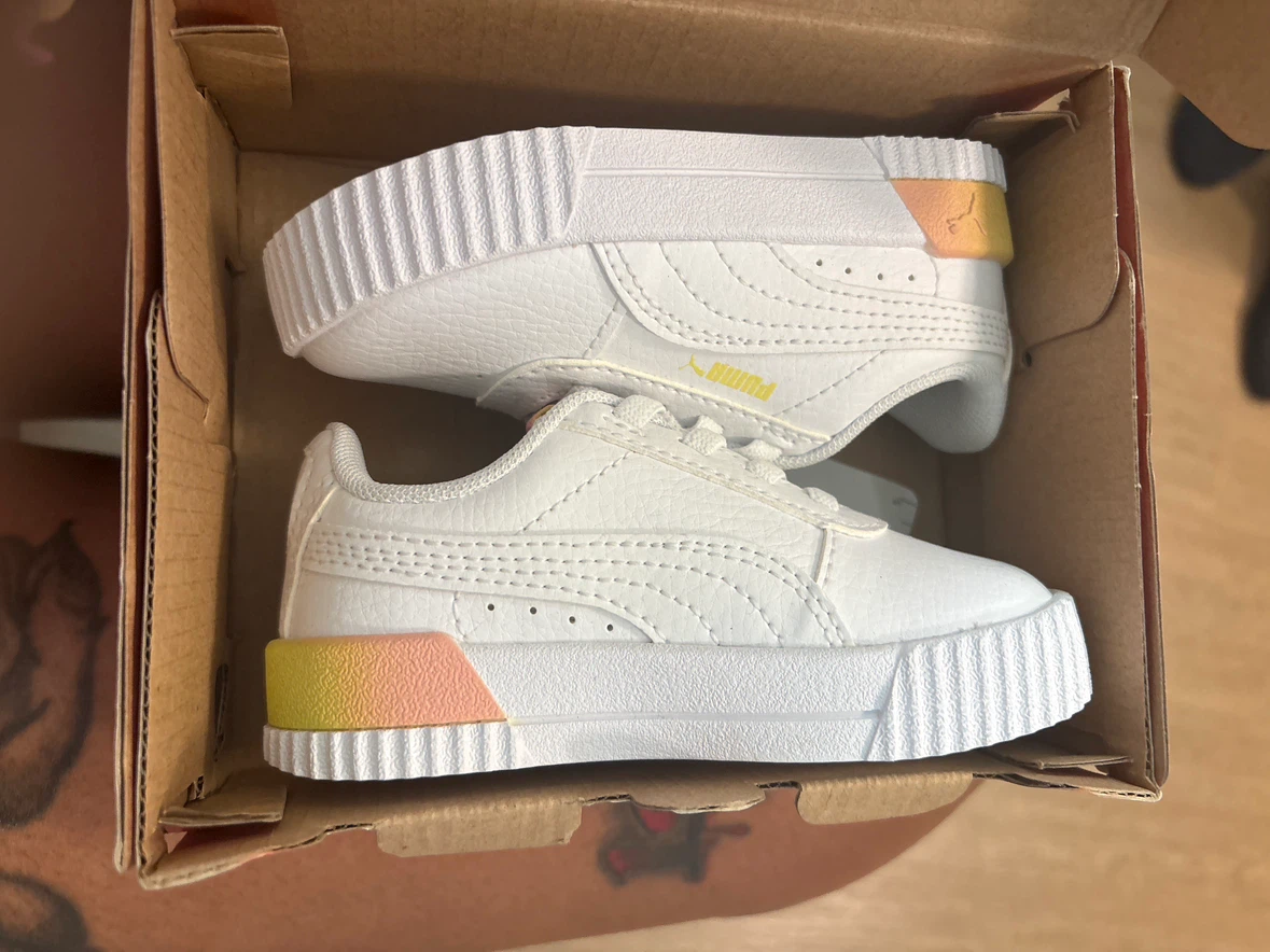 Puma Carina Summer Fade AC Inf Toddler Shoes White 6C - photo 2