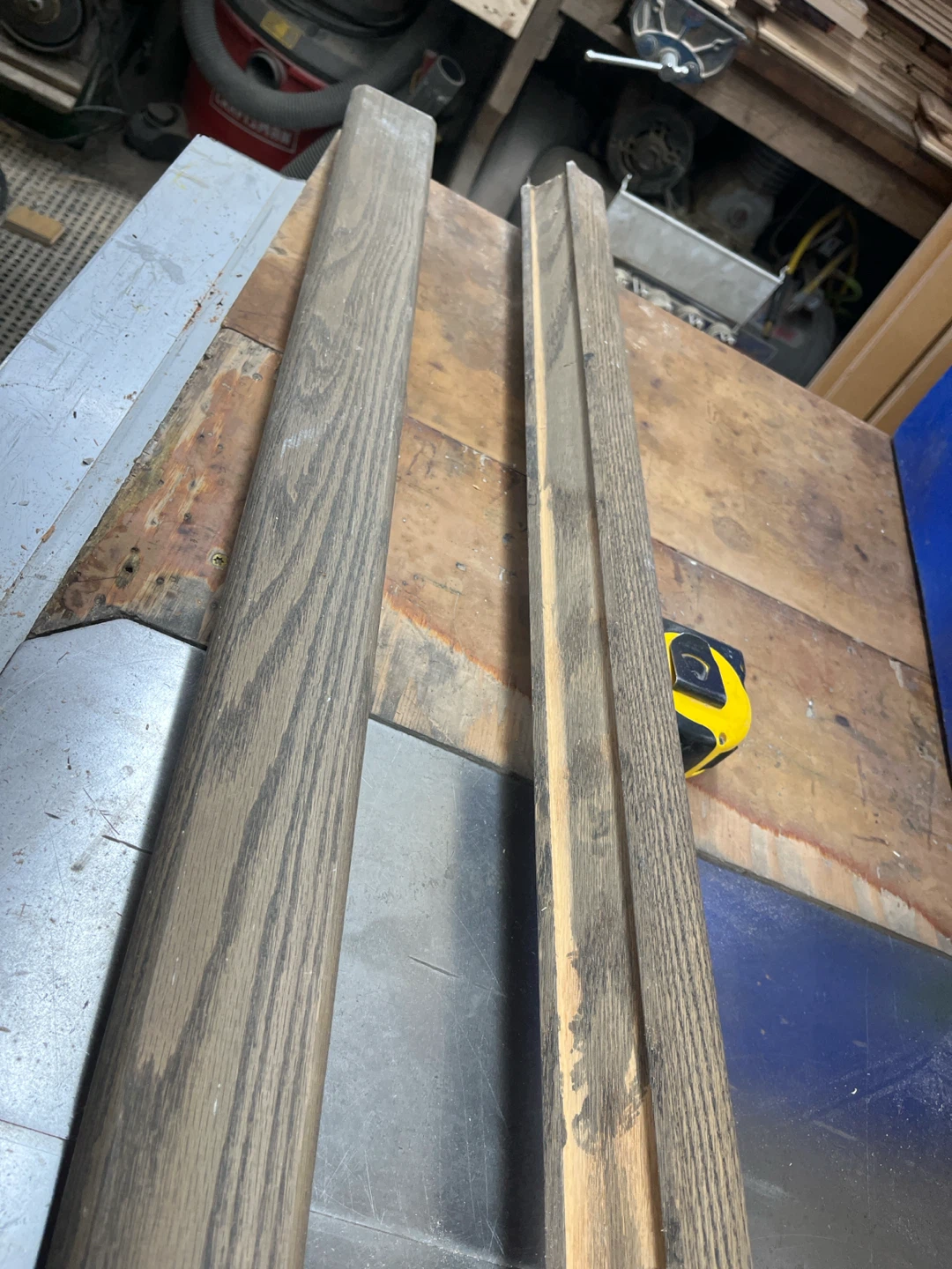 Oak handrail