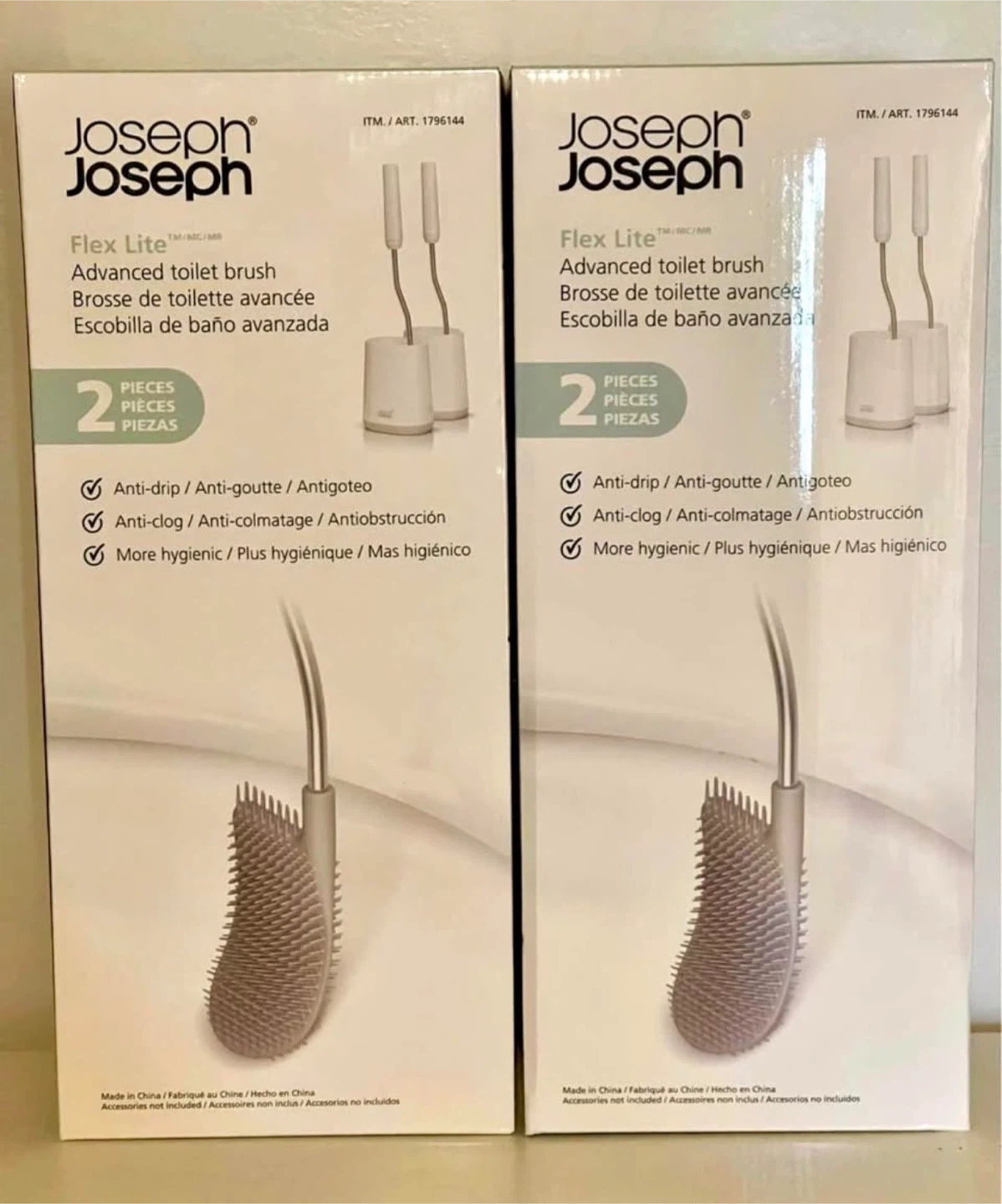 $40 Joseph Joseph Flex Lite Toilet Brush 2-Pack