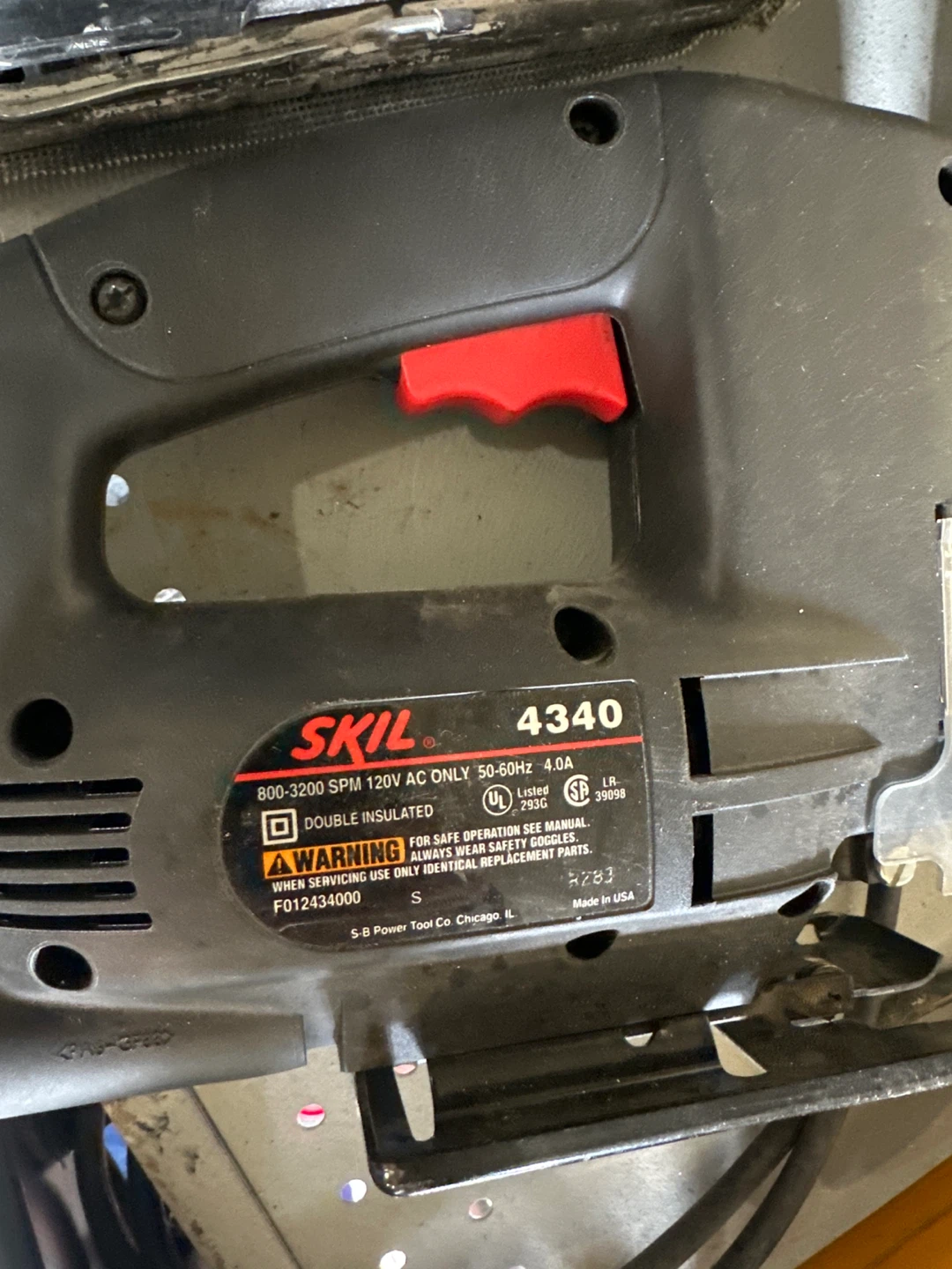 SKIL 4340 Variable Speed Jigsaw 4.0A - photo 2