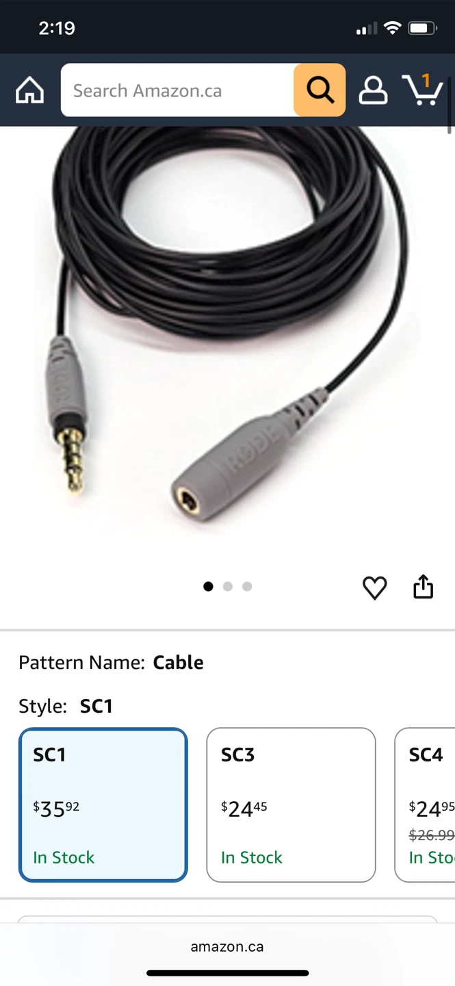 Rode SC1 TRRS Extension Cable 20 Feet - photo 4