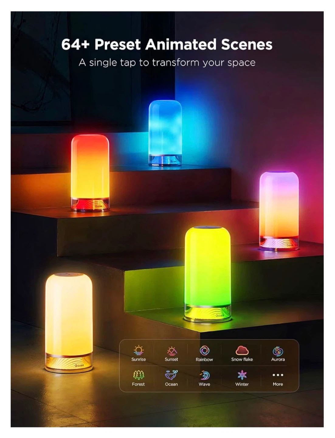 Govee RGBIC Smart Table Lamp 2 Google/Alexa Compatible - photo 5