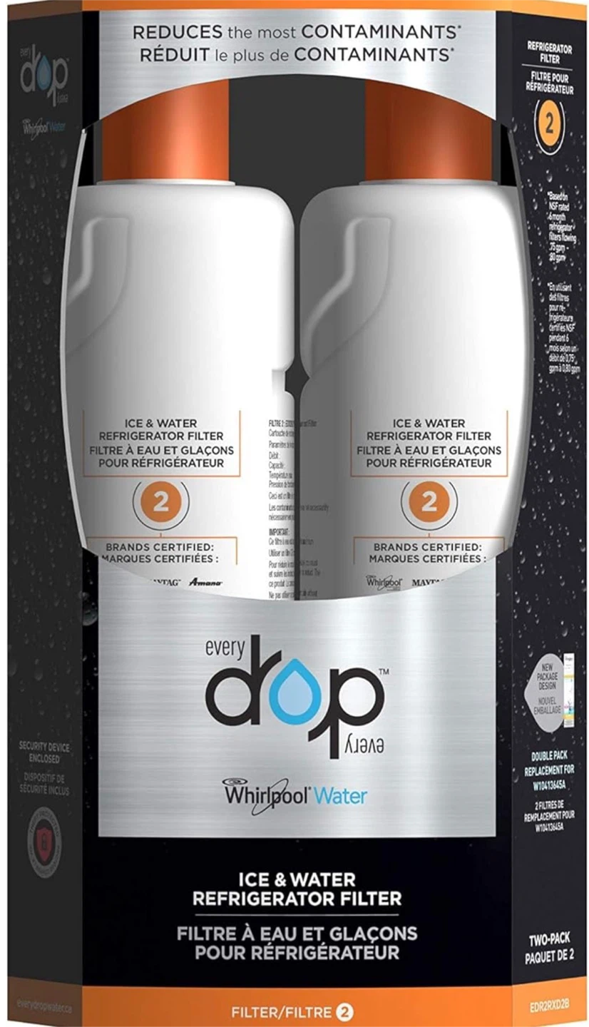 Everydrop by Whirlpool Ice & Water Refrigerator Filter Twin Pack