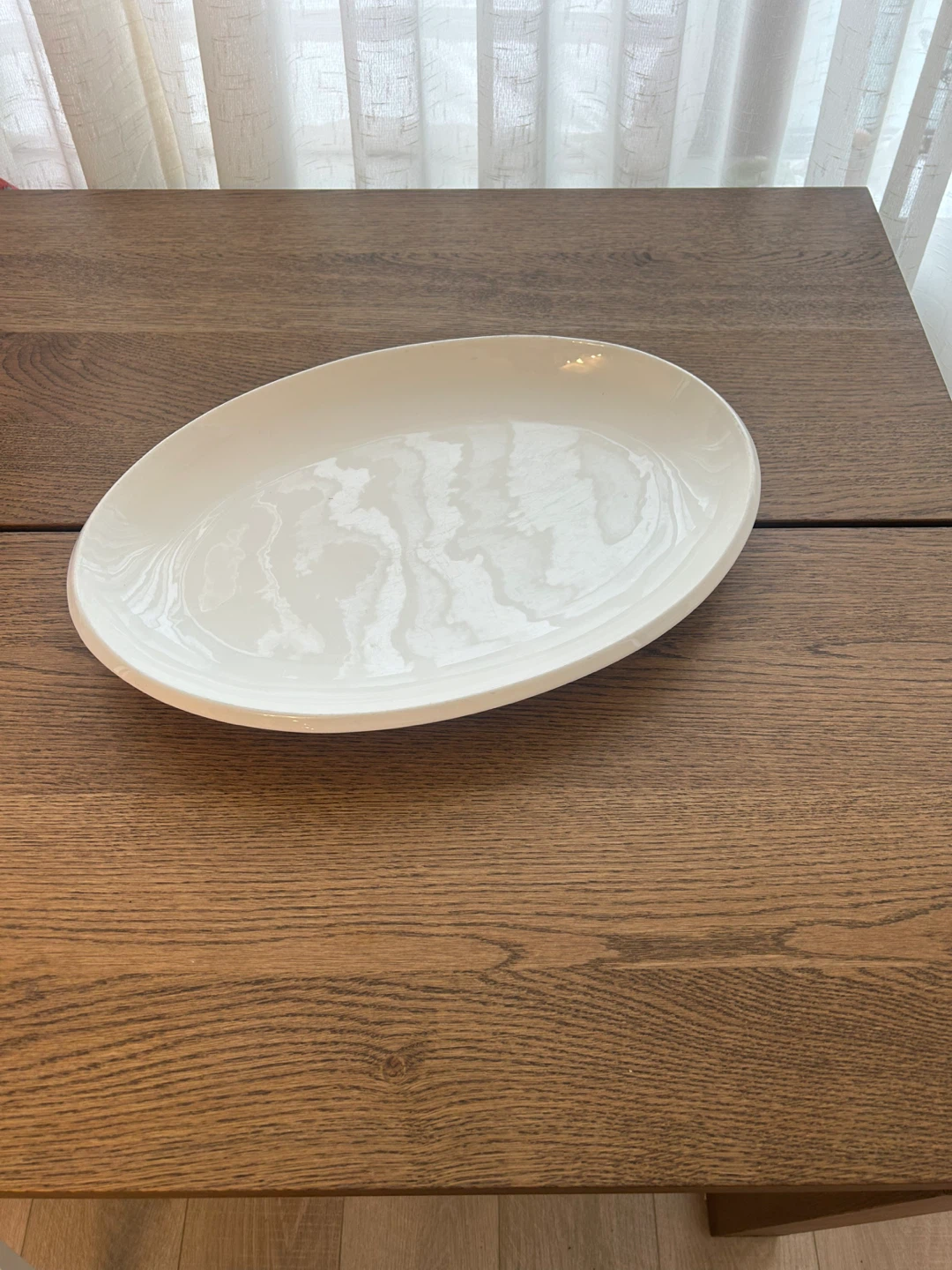 White Oval Serving Platter - photo 2