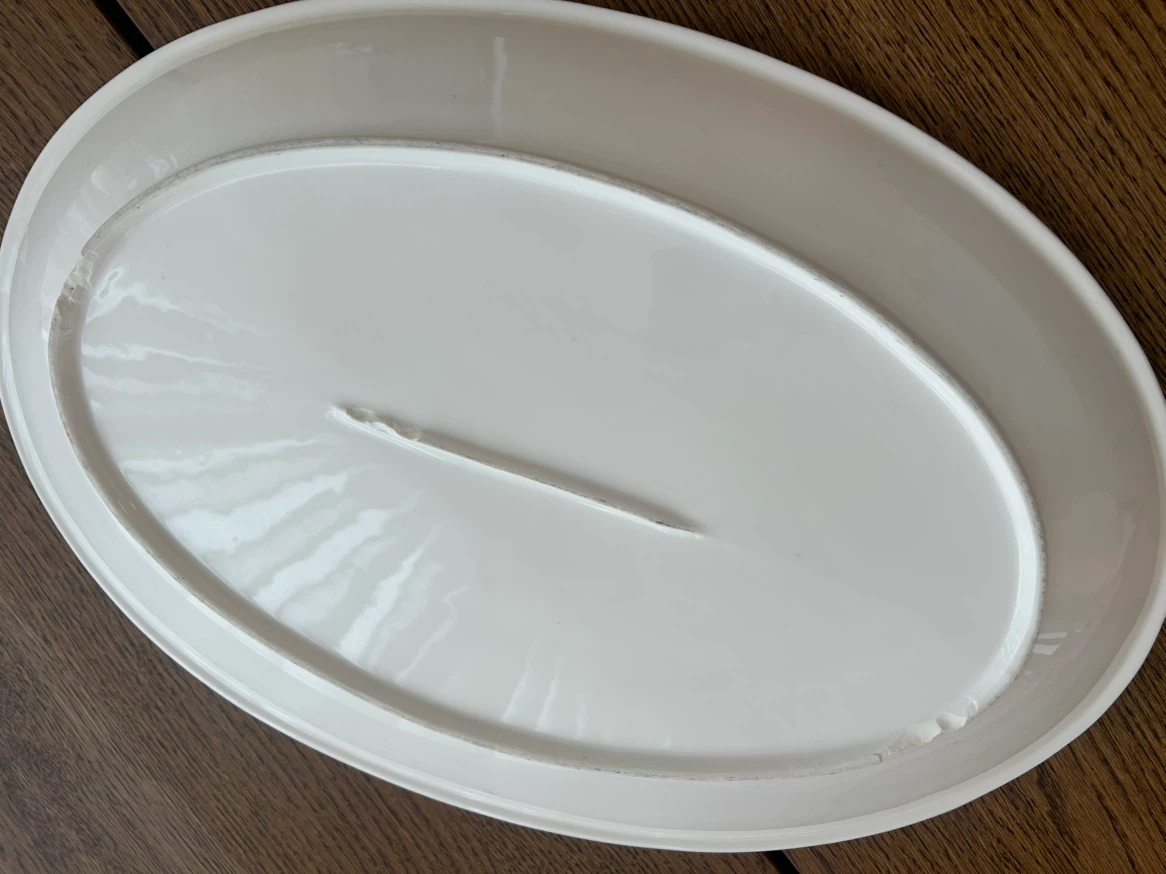 White Oval Serving Platter - photo 5