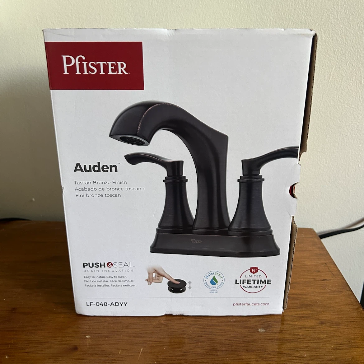 Pfister Auden 4" Centerset Bathroom Faucet - Tuscan Bronze