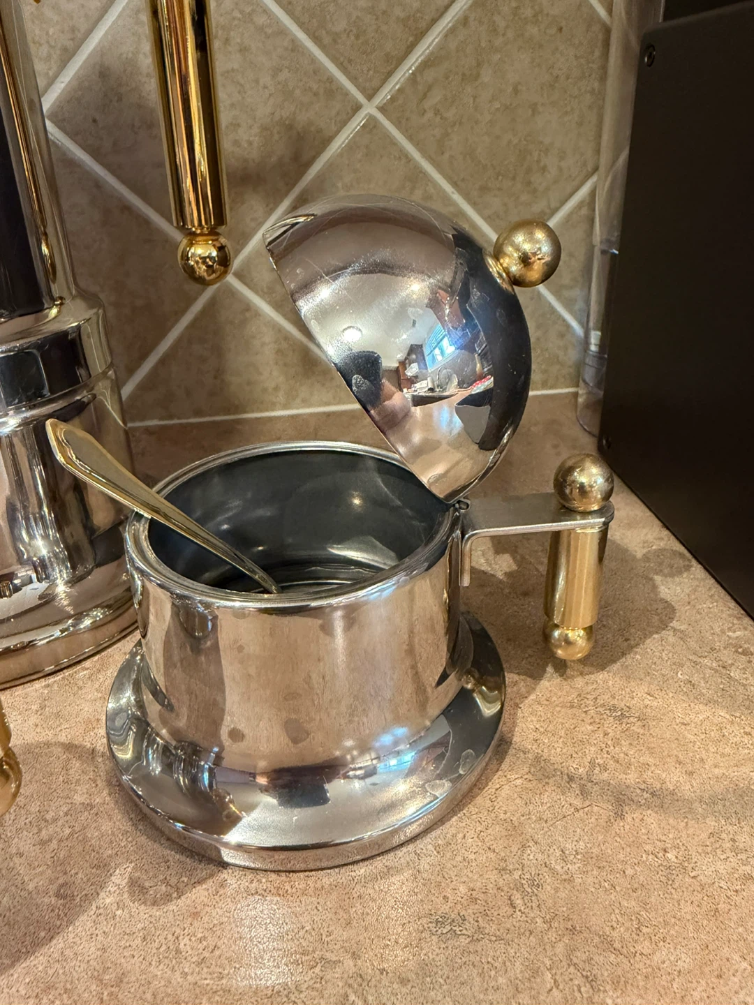 Italian Stainless Steel Espresso Set - photo 3