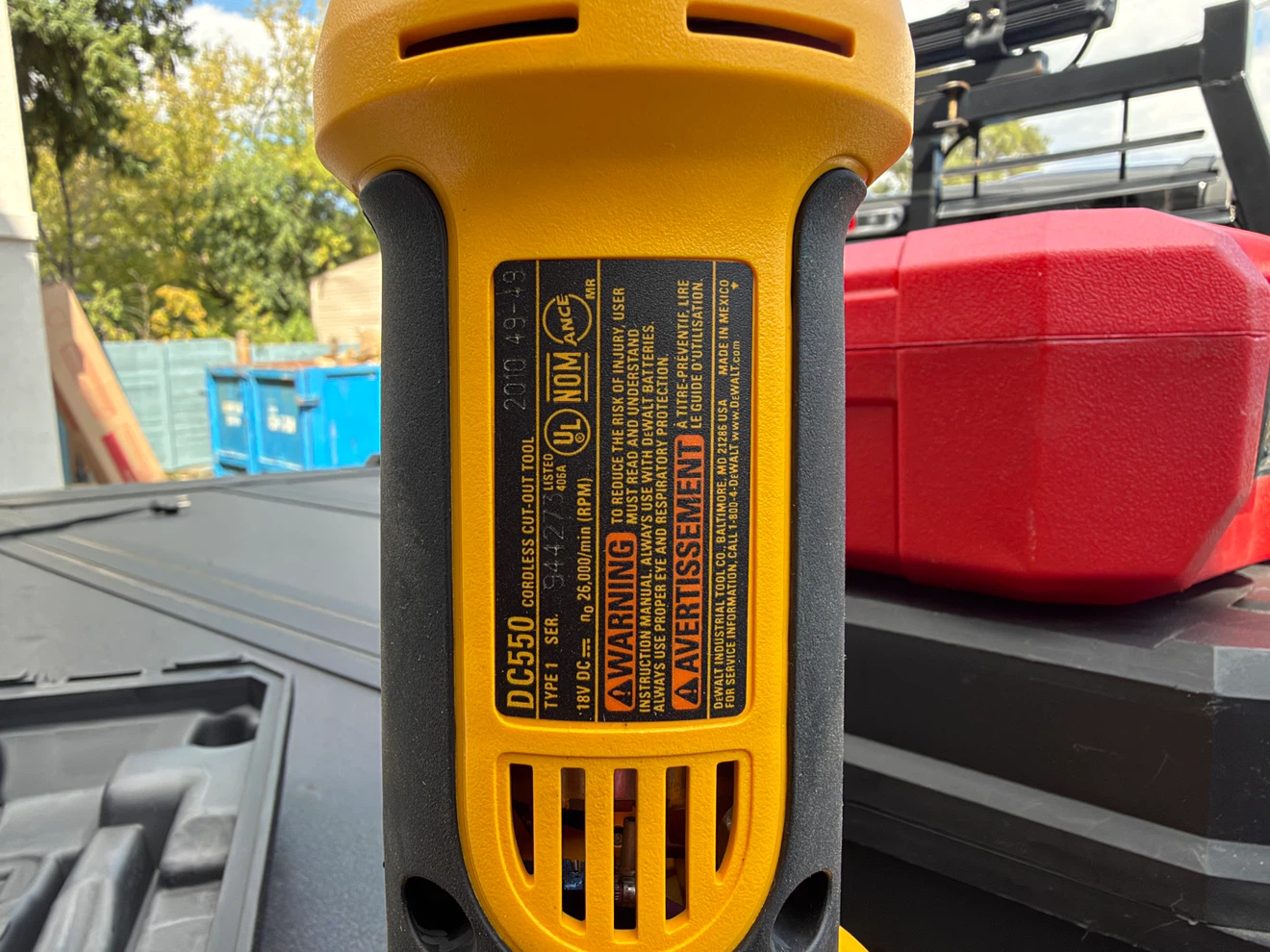 DEWALT DC550 Cordless Cut-Out Tool 18V XRP - photo 5