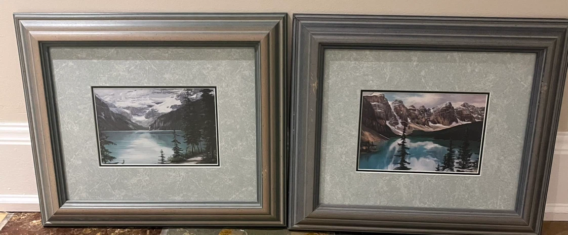 Set of Two Framed Landscape Prints