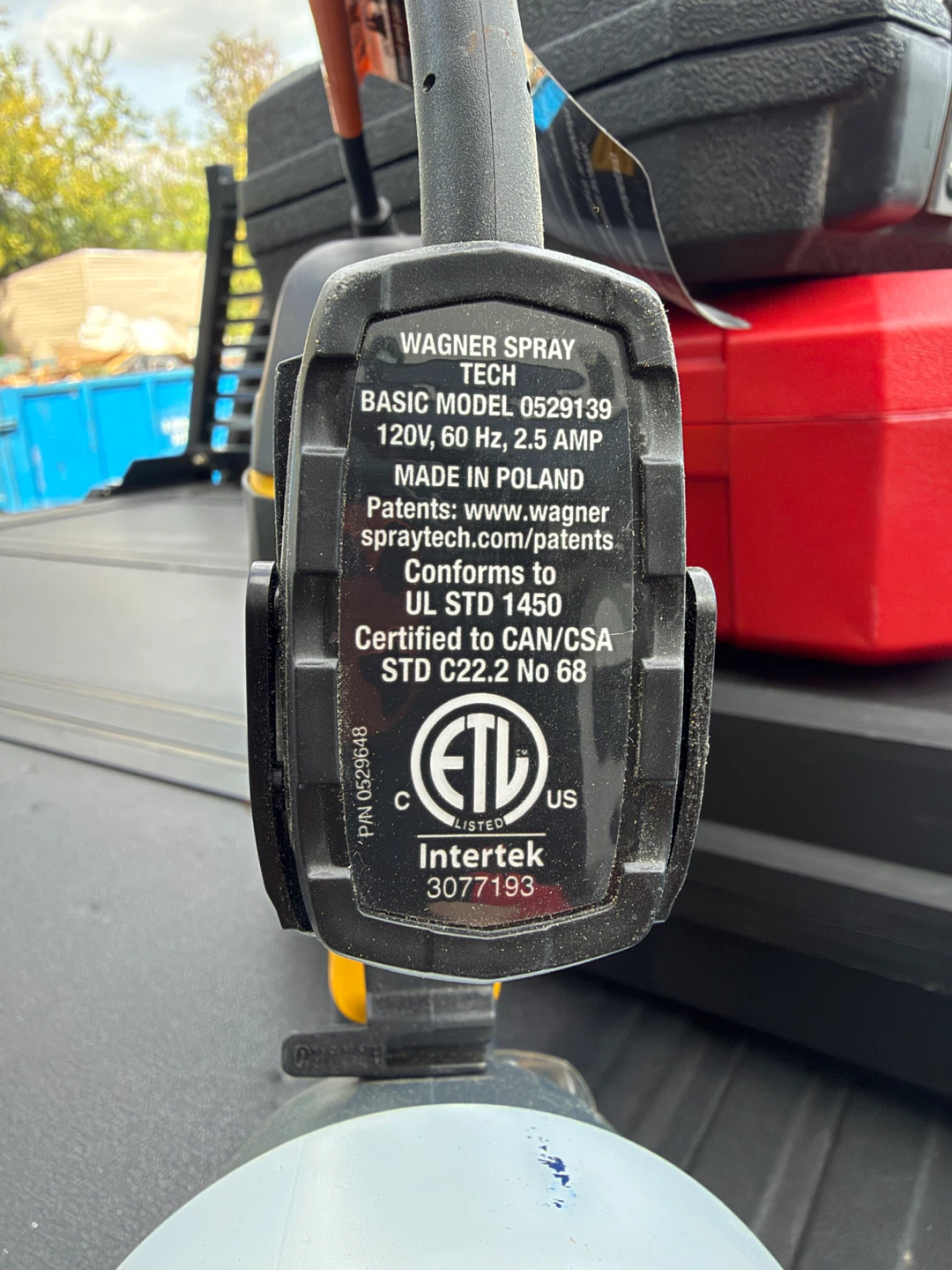 Wagner Spray Tech Basic Paint Sprayer - photo 3